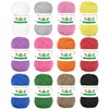 Aeelike Pure Cotton Yarn for Crochet & Knitting, Baby Cotton