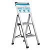 BIRDROCK HOME 2 Step Ladder | Folding Anti-Slip Step Stool,