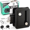 LATCH.IT Black RV Door Lock Replacement | Premium RV Door