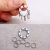 Ocobudbxw Titanium Steel Keychain Pocket Clip Multi-Purpose Pocket Suspension Clip