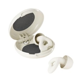 Ear Plugs for Sleep Noise Reduction Soft Comfy Reusable Silicone Earplugs for Work Travel Study Hearing Protection (White, Heart)