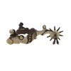 AJ Tack Wholesale Antique Brown Stars Western Spurs - Mens