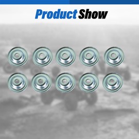 WFLNHB 10 Piece Skid Plate Washer and Bolt Kit Replacement for Polaris Ranger RS1 RZR 500 570 700 800 900 1000 7556065 UTV