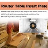 Router Table Insert Plate Aluminum Trimming Machine Engraving Flip Board