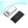 Operitacx Stainless Steel Shell Digital Pocket Scale 100g Grams Jewelry