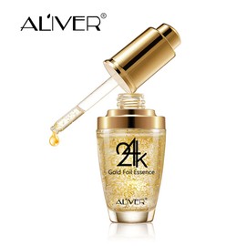 24K Gold Anti-Ageing Face Serum Moisturizer Enriched with Vitamin C Serum Hyaluronic Acid Vitamin E Cream for Day and Night