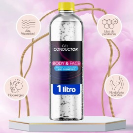 Gel Conductor Body&face P/ Aparatologia 1 Lt Cavitación