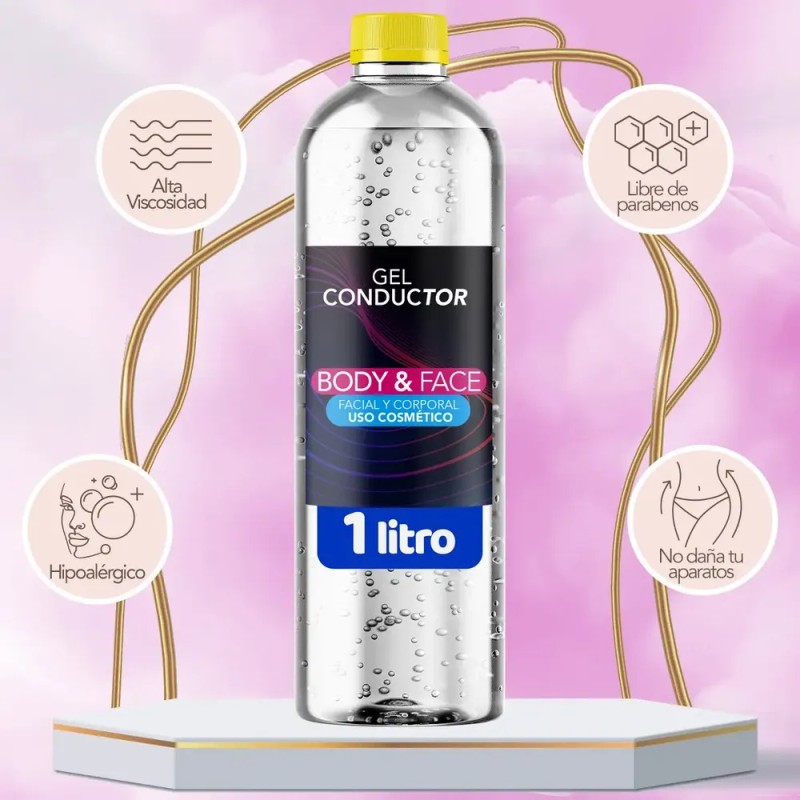 Gel Conductor Body&face P/ Aparatologia 1 Lt Cavitación