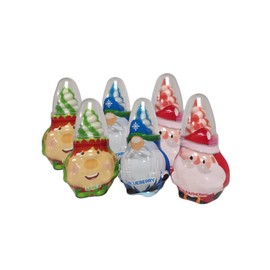 Assorted Shape Fruit & Bubblegum Flavor Lollipop Tubes Chewy Gummies in 50g Each Holiday Treats for Kids & Adults (Pack of 6)