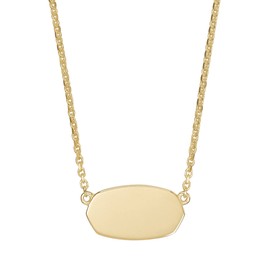 Kendra Scott Elisa Pendant Necklace in 18K Gold Vermeil, Fine Jewelry for Women