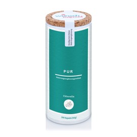 Chlorella Pure (Premium Quality with 100 mg CGF Daily) for Muscle Building, Sports and Performance. 290 Vegan Capsules, Handmade in the German Desired Capsule Manufactory
