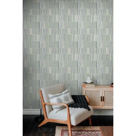 NuWallpaper Kingston Grey Peel and Stick Wallpaper