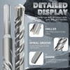 XZH SDS Plus Masonry Drill Bits - 14mm x 310mm,