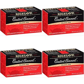 Bigelow Constant Comment Tea, 20-Count Boxes (Pack of 1) Pack of 4