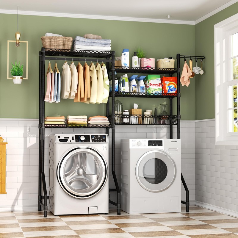 Golpart Over Washer and Dryer Shelves,Heavy Duty Laundry Room Storage