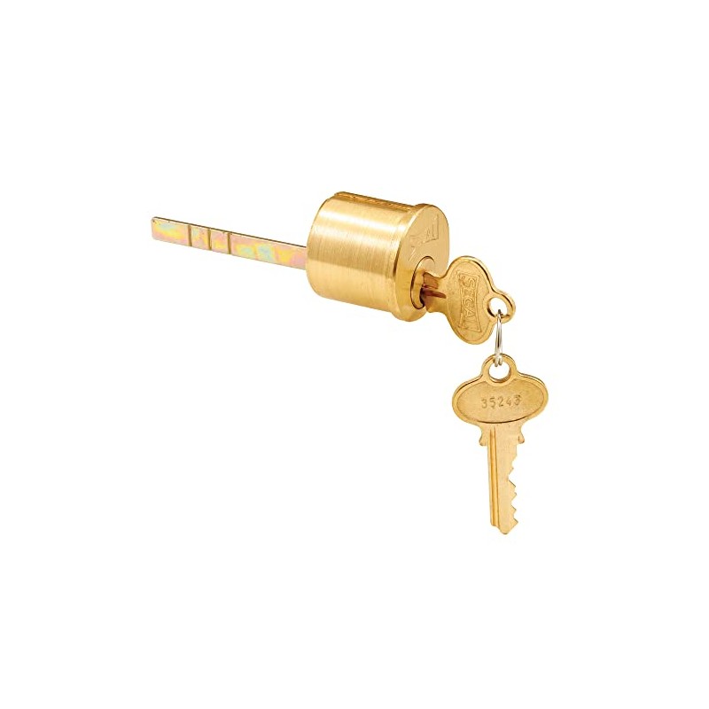 Segal SE 70002 Replacement Deadbolt Cylinder in Brushed Brass Finish
