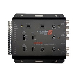CERWIN-VEGA! 6-IN/6-OUT Line Output Converter - Advanced Car Audio Accessory with RCA, 6-Channel Flexibility, Bass Knob, Adjustable Frequency & Ground Isolation IOEM66