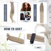 Easyouth #2 Remy Real Hair Tape-In Extensions, Darkest Brown, 30