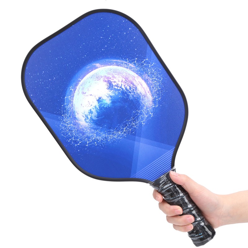 Lightweight Pickleball Paddle Racket Textured Fiberglass Surface PP Core Comfortable