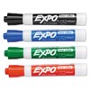EXPO Low Odor Dry Erase Markers, Chisel Tip, Basic Assorted,