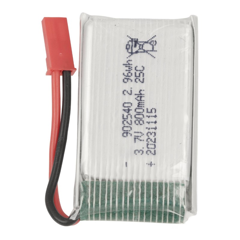 3.7V 800mAh LiPo Battery Rechargeable Drone Lithium Battery With JST