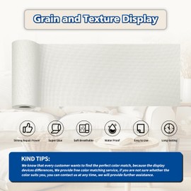 KING MOUNTAIN Fabric Repair Tape Patch Kit, Waterproof 4" x 63" Linen Mending Tape ，Self Adhesive Fabric Repair Patches for Furniture and Linen Goods