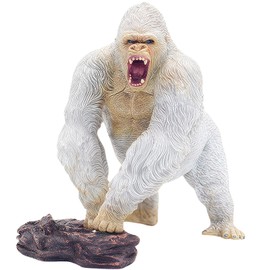 Gorilla King Kong Toys Realistic Rock Action Figure Rampage Gorilla Fight Mode Ape Solid Wild Animal Figurines for Role Playing Story Telling Toy and Christmas Birthday Gift for Kids