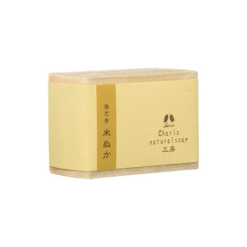 Kalis Seijo Kalis Natural Soap Workshop Rice Bran Soap, 4.9