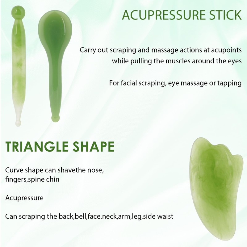 7 Pack Massage Tools and Hand Reflexology Chart Set, Trigger