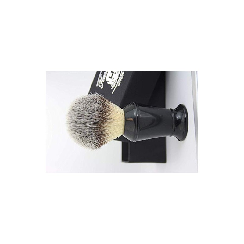 Synthetic Hair Shaving Brush Pure Black with Classic Box Gift