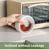 Adewnest Ceramic Nesting Bowls with Lid: Microwave Safe Food Storage