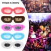 FEISEDY Women Plush Fuzzy Small Rectangle Sunglasses Punk Soft Velvet