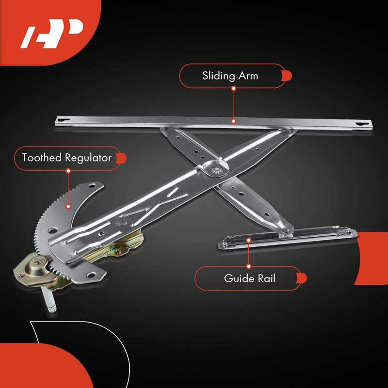 A-Premium Manual Window Regulator Compatible with Honda Civic 1996-2000 2