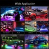 Nilight 6Pcs Car Underglow Neon Accent Strip Lights 300 LEDs