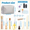 Axmru 49 Pcs Bookbinding Kits for Beginners Bookbinding Tools Book