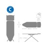 Brabantia - Ironing Board C - Extra Large Steam Iron