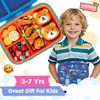 PinkSheep Bento Lunch Boxes for Children, 800 ml BPA-Free Leak-Proof
