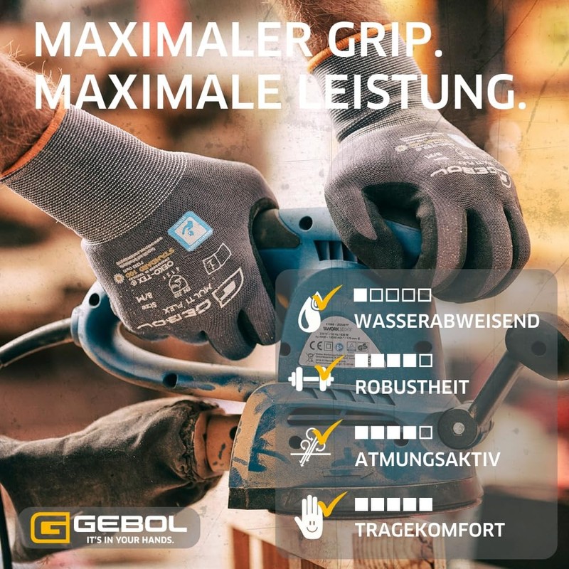 Multi Flex Gloves Size 10 Multipack 3 Pairs