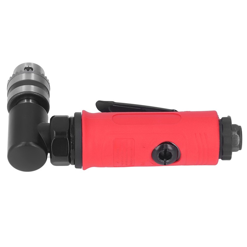 Industrial Air Drill Mini 1/4in Zinc Alloy 90° Elbow Pneumatic