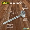 Zipbolt UT Railbolt - Connects Staircase Handrails to Balusters, Spindles,
