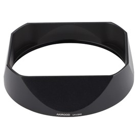 Metal Square Lens Hood for Leica Q3 Q2 Q Q-P QP Q Typ116 Digital Camera Accessories Black (Not fit on Leica Q3-43)