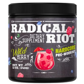 American Supps® Premium Pre-Workout Booster [340g] - Wild Berry - 300mg Caffeine + Beta-Alanine + L-Citrulline Malate