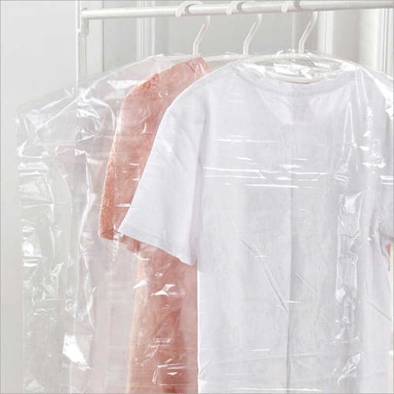 ANCOUS 40 Pcs Kleidung Staubschutz Garderobe Hängen Kleidung Schutz Transparent