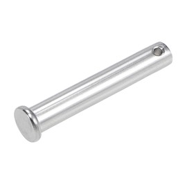 METALLIXITY 10mm x 60mm 1pc Clevis Pin Single Hole Flat Head 304 Stainless Steel Fastener Pin for Metal Equipment Furniture Installation Industrial DIY