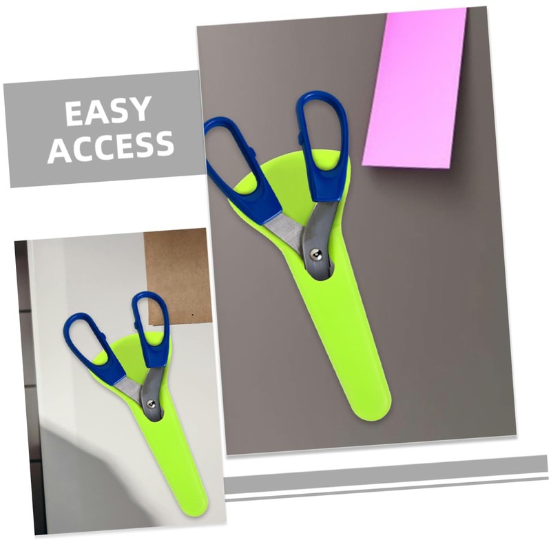 KOMBIUDA 2pcs Magnetic Scissor Holder for Refrigerator Strong Attachment Scissors