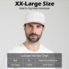 LiuSuper XXL Snapback Hats for Men, Flat Brim Hats for