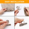 Aufind 12 Packs Suction Cup Clip Plastic Round Suction Cup
