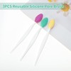GLIDESMOOTH Silicone Pore Brush, Gentle Exfoliating, Double-Sided Pore Cleaning Brush,