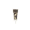 Mum & Dad - Memorial Metal Grave Vase With Gold