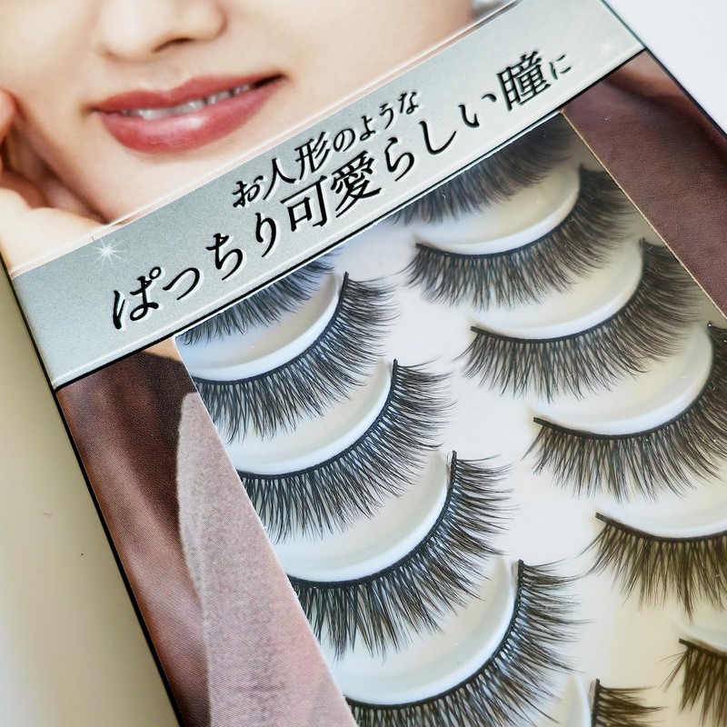 CLEAR EYELASH False Eyelashes Matsueku High Capacity 10 Pairs (Doll